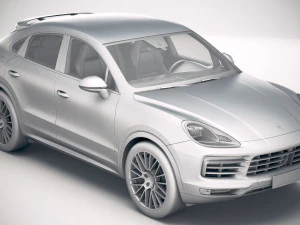 Porsche Cayenne S Coupe 2020 3D Model