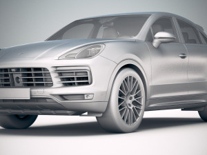 Porsche Cayenne S Coupe 2020 3D 모델