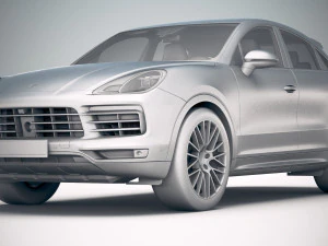 Porsche Cayenne S Coupe 2020 3D Model