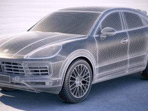 Porsche Cayenne S Coupe 2020 3D 모델