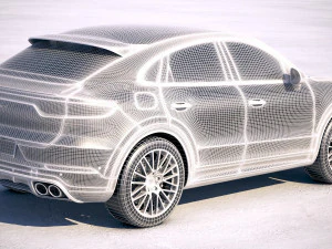 Porsche Cayenne S Coupe 2020 3D Model