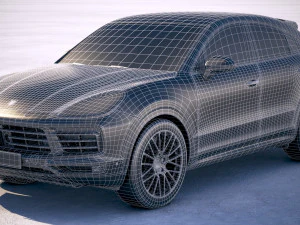Porsche Cayenne S Coupe 2020 3D Model