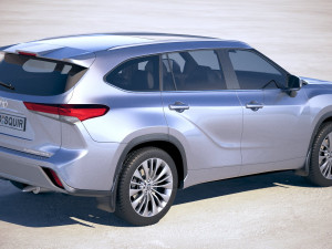 Toyota Highlander 2020 3Dモデル
