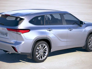 Toyota Highlander 2020 3D Model