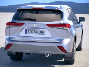 Toyota Highlander 2020 3D Model