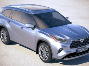 Toyota Highlander 2020 3Dモデル