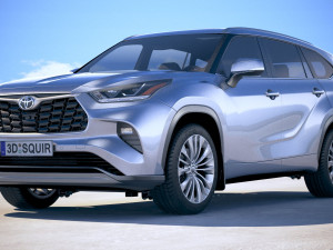 Toyota Highlander 2020 3Dモデル