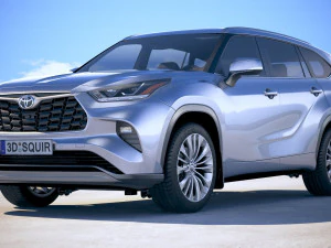 Toyota Highlander 2020 3D Model