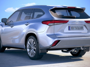 Toyota Highlander 2020 3Dモデル