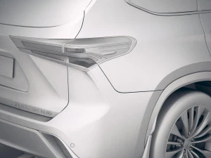 Toyota Highlander 2020 3D Model