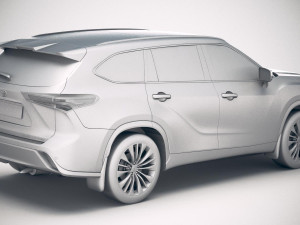 Toyota Highlander 2020 3Dモデル