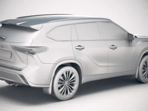 Toyota Highlander 2020 3D Model