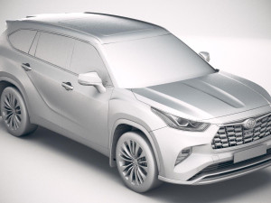 Toyota Highlander 2020 3Dモデル