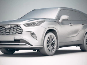 Toyota Highlander 2020 3D Model
