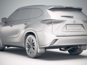 Toyota Highlander 2020 3Dモデル