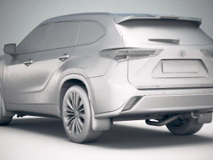 Toyota Highlander 2020 3D Model