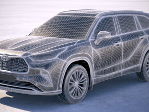 Toyota Highlander 2020 3Dモデル