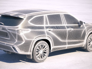 Toyota Highlander 2020 3Dモデル