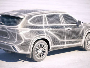 Toyota Highlander 2020 3D Model