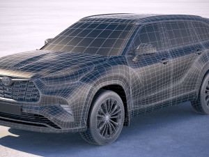 Toyota Highlander 2020 3Dモデル