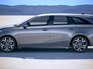 Kia Ceed Sportswagon 2019 with interior Model 3D