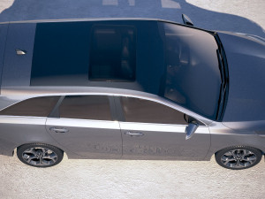 Kia Ceed Sportswagon 2019 with interior Model 3D