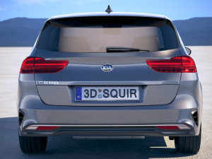 Kia Ceed Sportswagon 2019 with interior Model 3D
