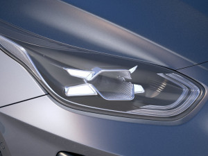 Kia Ceed Sportswagon 2019 with interior Model 3D