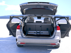 Kia Ceed Sportswagon 2019 with interior Model 3D