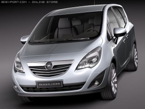 Opel Meriva 2011 3D मॉडल