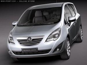 Opel Meriva 2011 3D Model