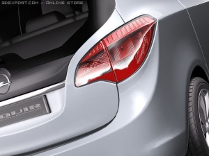 Opel Meriva 2011 3D मॉडल
