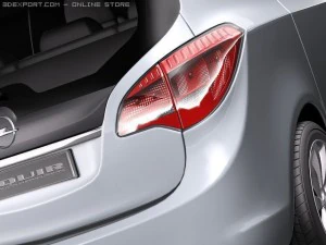 Opel Meriva 2011 3D Model
