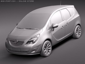 Opel Meriva 2011 3D मॉडल