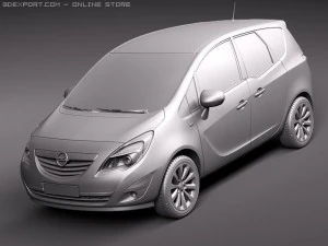 Opel Meriva 2011 3D Model