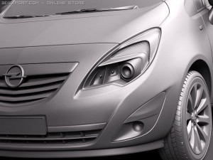 Opel Meriva 2011 3D मॉडल