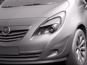 Opel Meriva 2011 3D Model