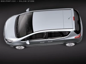Opel Meriva 2011 3D Model