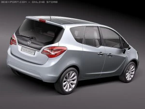 Opel Meriva 2011 3D Model
