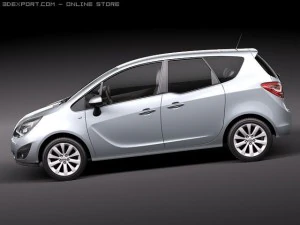 Opel Meriva 2011 3D Model