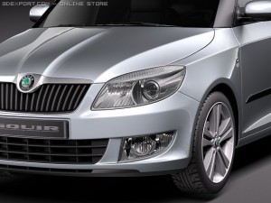 Skoda Roomster 2011 Modelo 3D