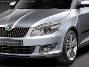 Skoda Roomster 2011 3D Model