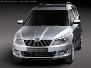 Skoda Roomster 2011 Modelo 3D