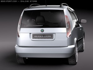 Skoda Roomster 2011 Modelo 3D