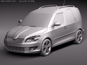 Skoda Roomster 2011 Modelo 3D