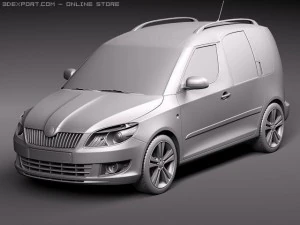 Skoda Roomster 2011 3D Model
