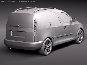 Skoda Roomster 2011 Modelo 3D