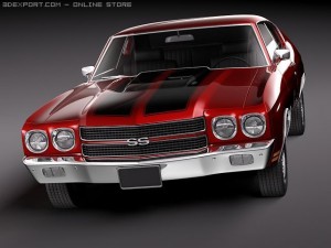 Chevrolet Chevelle SS 1970 3Dモデル