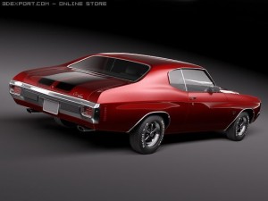 Chevrolet Chevelle SS 1970 3Dモデル