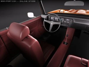Pontiac GTO 1969 The Judge 3D Model